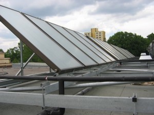 solární systém bytový dům